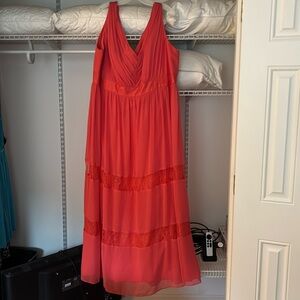 Bridal, Prom/ party dress! Sleeveless with V-Neck, fully lined. Brand new! Guava